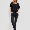 Christmas Moodo Jeans | Jeansy Skinny Z Przetarciami