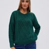 Christmas Moodo Swetry | Sweter Oversize Szmaragdowy