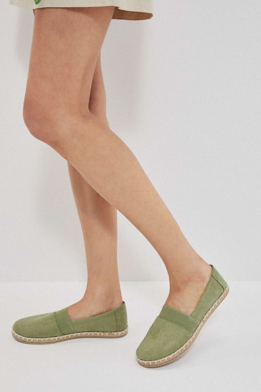 Christmas Moodo Buty & Klapki | Espadryle Pistacjowe