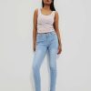 Christmas Moodo Jeans | Jeansy Push Up Blekitne