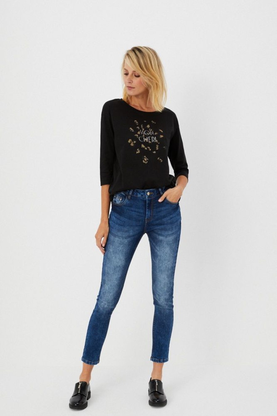 Christmas Moodo Jeans | Jeansy Typu Straight Leg