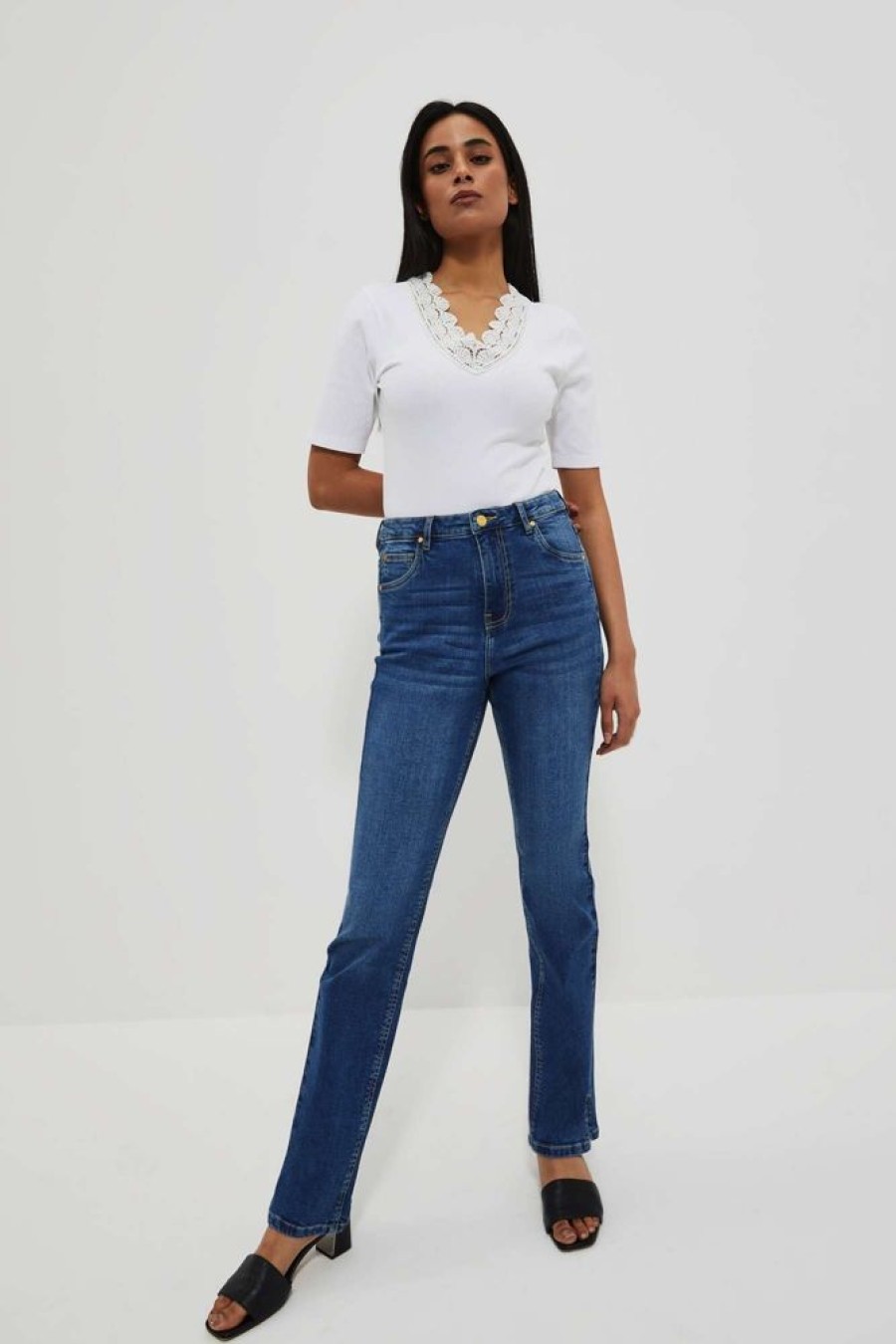 Christmas Moodo Jeans | Jeansy Typu Flare